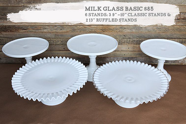 milk glass basic set